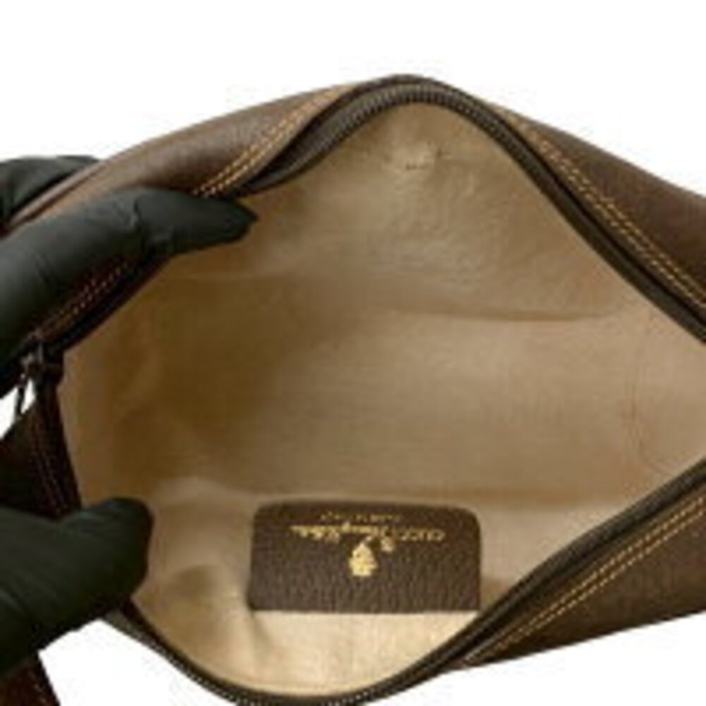 GUCCI Sherry GG logo leather Shoulder Bag brown - Picture 9 of 9